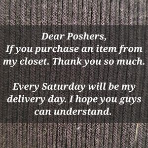 Dear, Poshers
